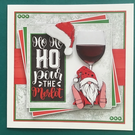 Ho Ho Ho Pour the Merlot Mini Kit by Jennifer Archer