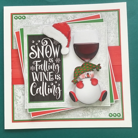 Snow is Falling, Wine is Calling Mini Kit by Jennifer Archer