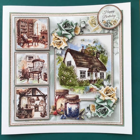 Cottage Life Collage 03 Mini Page Kit by Jennifer Archer