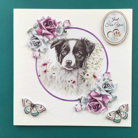 Collie Puppy Collage Mini Page Kit by Jennifer Archer