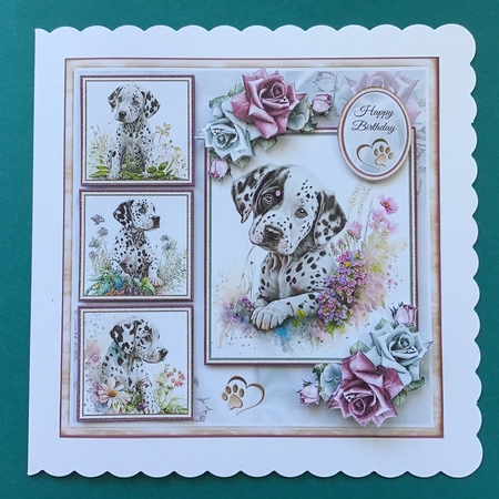 Dalmatian Puppy Collage Mini Page Kit by Jennifer Archer