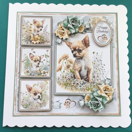 Chihuahua Puppy Collage Mini Page Kit by Jennifer Archer