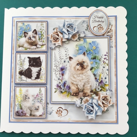 Cute Kittens Collage 02 Mini Page Kit by Jennifer Archer