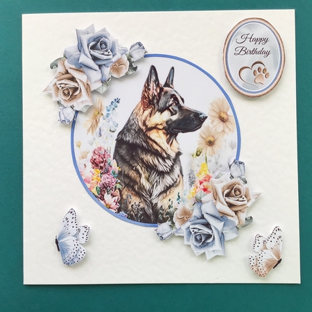 German Shepherd Collage Mini Page Kit by Jennifer Archer