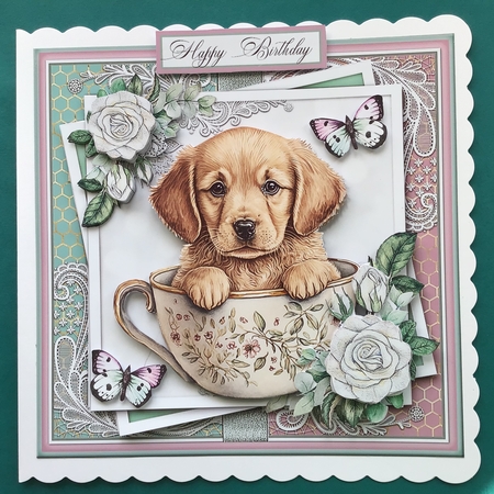 Pup in a Cup two  by Jennifer Archer