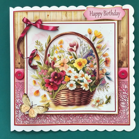 Flower Baskets & Butterflies Kit-6 by Jennifer Archer