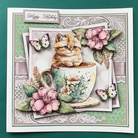 Coffee cats  one  by Jennifer Archer