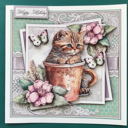 Coffee cats five  by Jennifer Archer