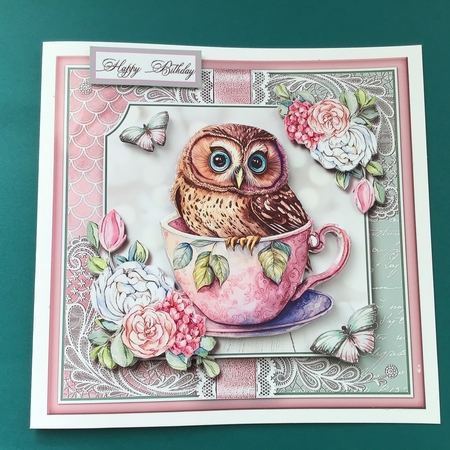 Just an Owl and her Tea KIT-Three  by Jennifer Archer