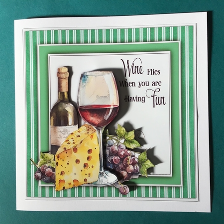8x8  Mini Kit, Wine Flies when you are Having Fun by Jennifer Archer