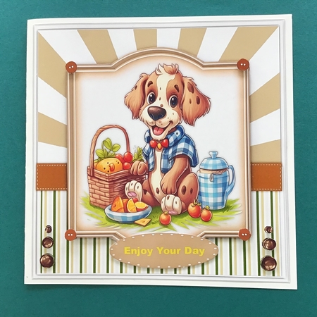8x8 Mini Kit, Gorgeous Doggie Picnic by Jennifer Archer