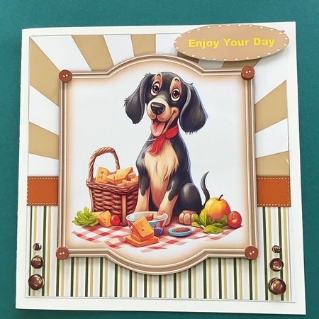 8x8 Mini Kit, Gorgeous Doggie Picnic by Jennifer Archer