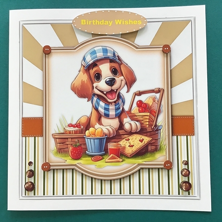 8x8 Mini Kit, Gorgeous Doggie Picnic by Jennifer Archer