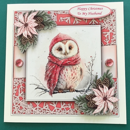 8x8 Mini Kit, Gorgeous Winter Owls by Jennifer Archer