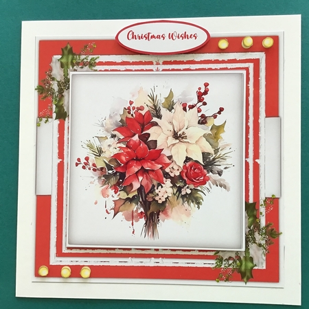 8x8 Mini Kit, Gorgeous Christmas Florals by Jennifer Archer