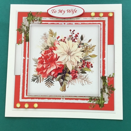 8x8 Mini Kit, Gorgeous Christmas Florals by Jennifer Archer