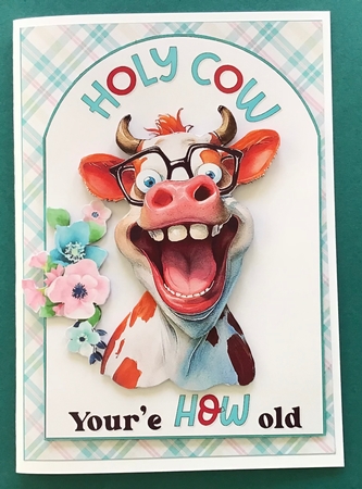 Holy cow & Holy cluck birthday choice of two mini kit by Jennifer Archer
