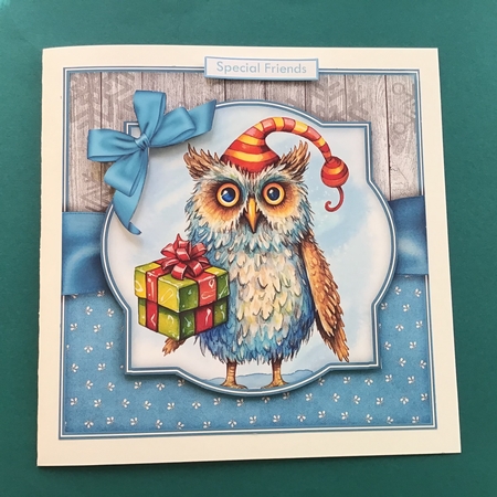 Christmas Owl Mini Kit    7X7 by Jennifer Archer