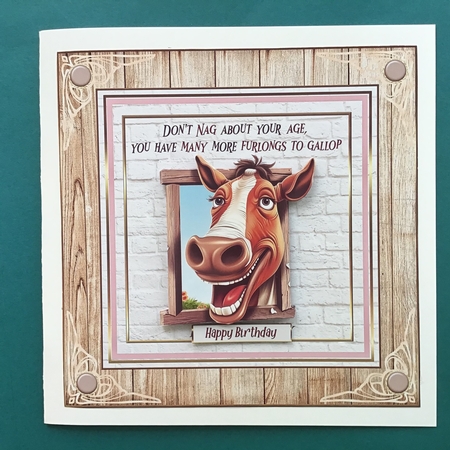 Dont nag about your age 7x7ins kit with bookmarks by Jennifer Archer