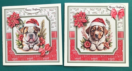 Christmas PUPs toppers kit  by Jennifer Archer