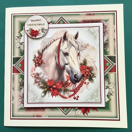 Beautiful Christmas Horse Mini Page Kit by Jennifer Archer