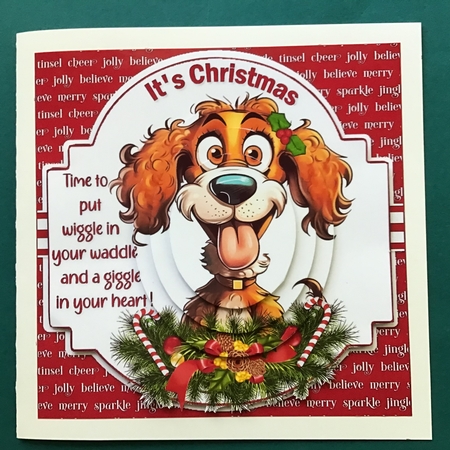 Christmas wiggle dogs choice of four mini kit by Jennifer Archer