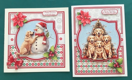 GOLDEN RETRIEVERS AT CHRISTMAS by Jennifer Archer