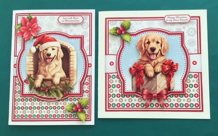 GOLDEN RETRIEVERS AT CHRISTMAS by Jennifer Archer
