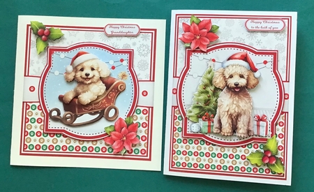 POODLES AT CHRISTMAS by Jennifer Archer