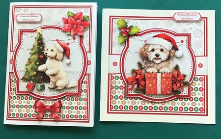 POODLES AT CHRISTMAS by Jennifer Archer