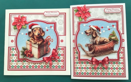 DACHSHUNDS AT CHRISTMAS by Jennifer Archer