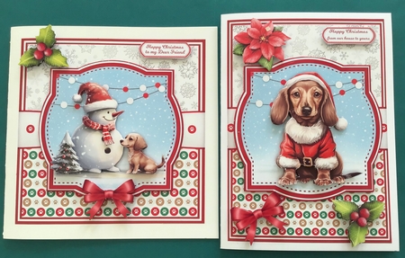 DACHSHUNDS AT CHRISTMAS by Jennifer Archer
