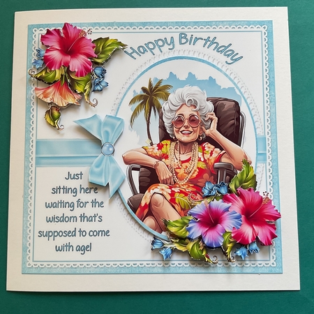 7x7 Just sat waiting for wisdom choice of three mini kit by Jennifer Archer
