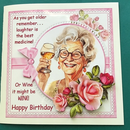7x7 Laughter is the best medicine choice of four mini kit by Jennifer Archer