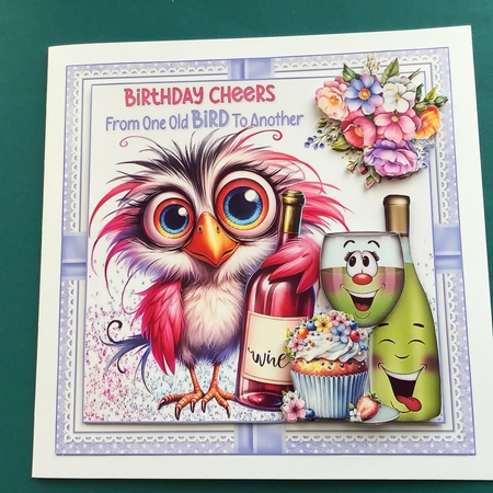 7x7 birthday cheers to the ladies choice of four mini kit by Jennifer Archer