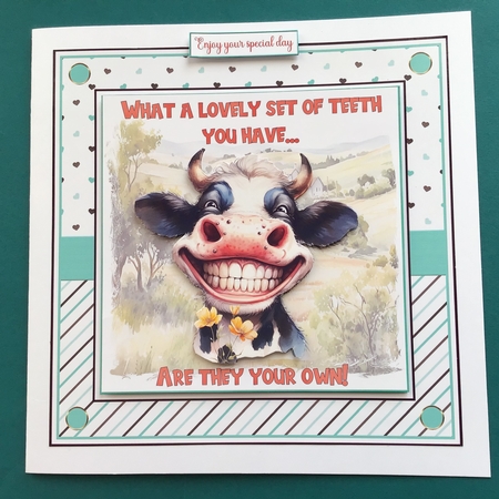 Fun in the field 7x7ins topper kit  by Jennifer Archer