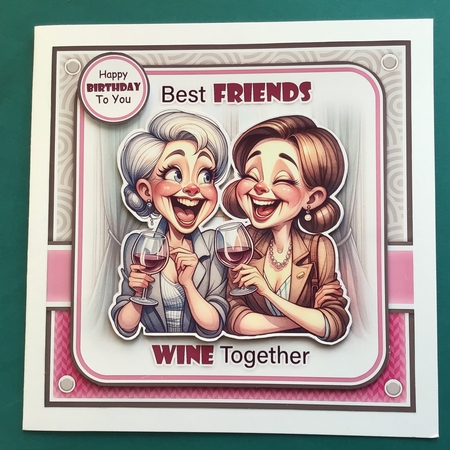 Best Friends Wine 2 Mini Kit by Jennifer Archer