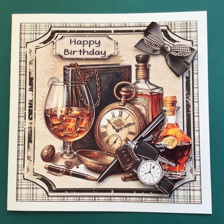 7x7 Its a man thing birthday/fathers day choice of four mini kit by Jennifer Archer
