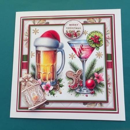 Christmas Beer & Cocktails Mini Page Kit by Jennifer Archer