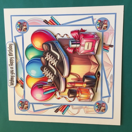 Birthday fashion 8x8 by Jennifer Archer