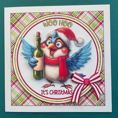 6x6 Christmas birds of joy choice of four mini kit by Jennifer Archer