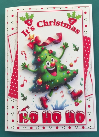 A5 Christmas happiness choice of four mini kit by Jennifer Archer
