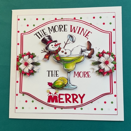 7x7 Christmas Drink Drank Drunk choice of four mini kit by Jennifer Archer