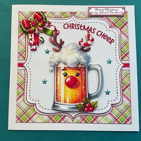 7x7 Christmas cheer beer choice of four mini kit by Jennifer Archer