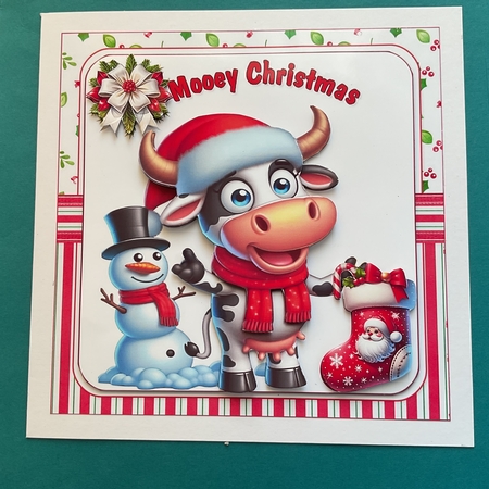 7x7 Mooey Christmas wishes choice of four mini kit by Jennifer Archer