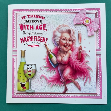 7x7 Fun birthday quotes for the ladies choice of four mini kit by Jennifer Archer