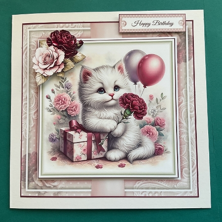 Birthday Kitten Mini Page Kit by Jennifer Archer