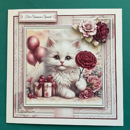Birthday Kitten Mini Page Kit by Jennifer Archer