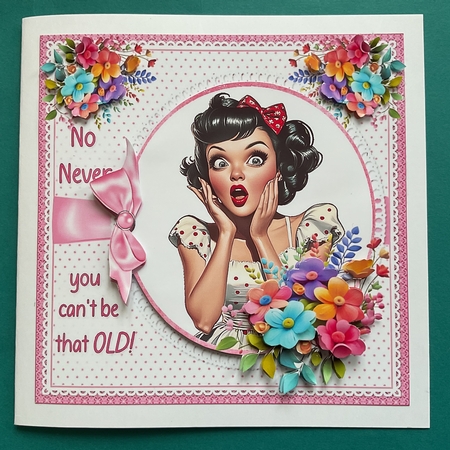 7x7 Sarcastic birthday wishes choice of four mini kit by Jennifer Archer