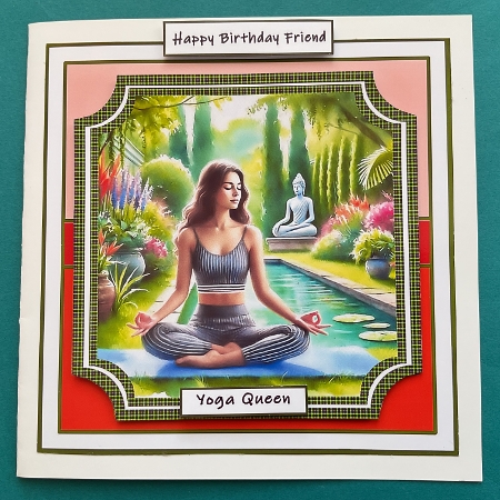 yoga young lady by Jennifer Archer